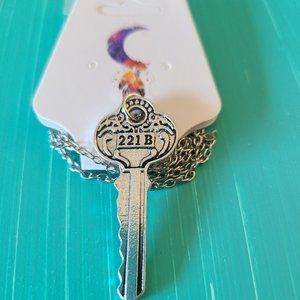 Sherlock Holmes House Key Necklace